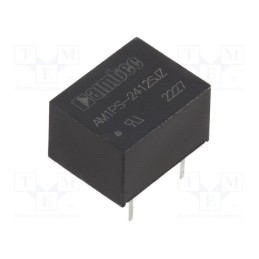 10 pcs : AM1SR-2412SJZ - Converter: DC/DC, 0.75W, Uin: 22.8÷25.2V, Uout: 12VDC, Iout: 62mA