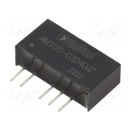 10 pcs : AM1DS-0324DJZ - Converter: DC/DC, 1W, Uin: 2.97÷3.63V, Uout: 24VDC, Uout2: -24VDC