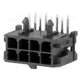 10 pcs : 430450800 - Socket, wire-board, male, Micro-Fit 3.0, 3mm, PIN: 8, THT, on PCBs