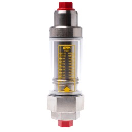 1 pcs - Parker Flowline Series Variable Area Flow Meter for Liquid, 10 L/min Min, 110 L/min Max