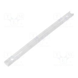 20 pcs : BT160 - PCB guide, polyamide, natural, L: 160.5mm, UL94V-2, -40÷85°C