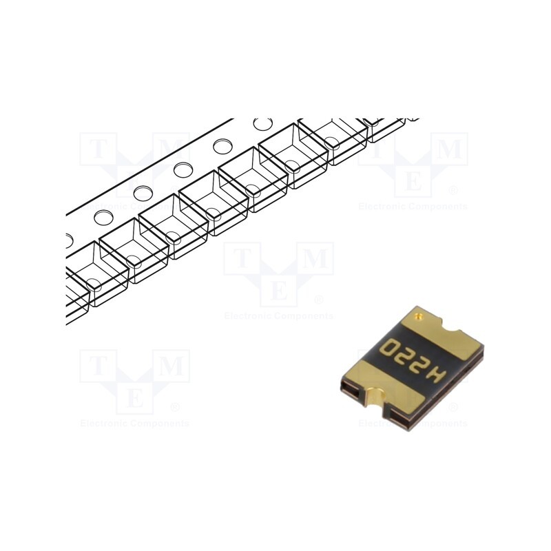 10 pcs : PFMF.020.2 - Fuse: PTC polymer, 200mA, 30VDC, PCB,SMT, 4.6x3.2mm, PFMF, 2.7mm