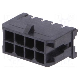 5 pcs : 430450814 - Socket, wire-board, male, Micro-Fit 3.0, 3mm, PIN: 8, THT, 8.5A, 600V