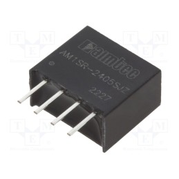 10 pcs : AM1SR-2405SJZ - Converter: DC/DC, 0.75W, Uin: 22.8÷25.2V, Uout: 5VDC, Iout: 150mA