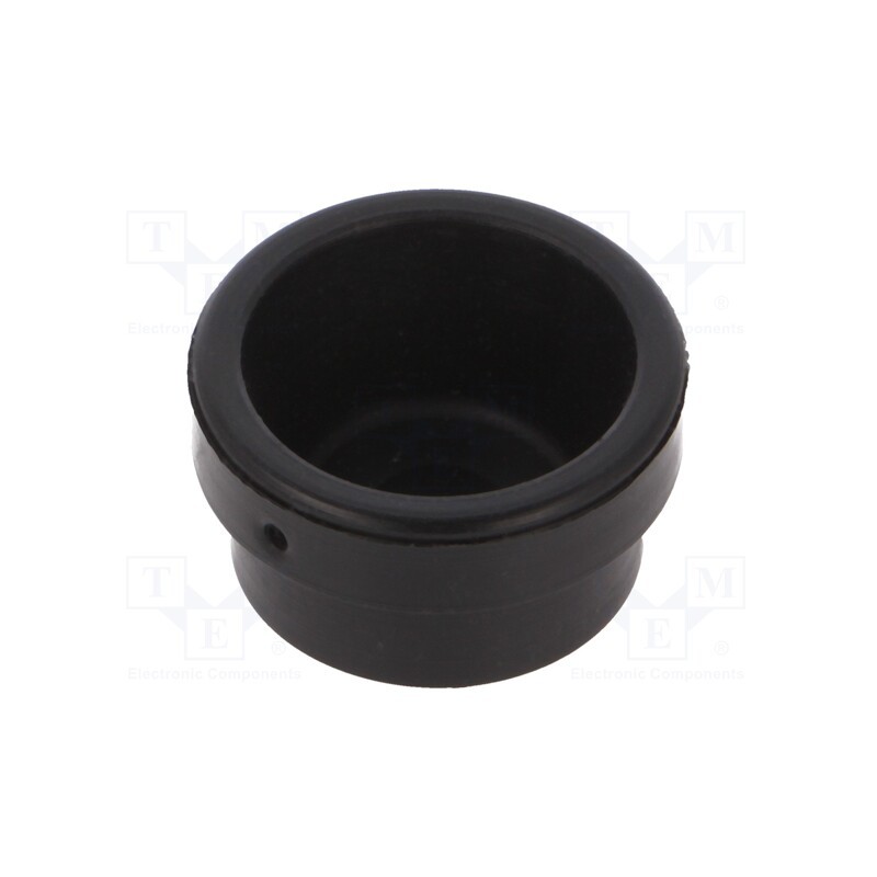 20 pcs : 1.250.1601.50 - 16mm, plugs, Mat: elastomer, Seal Plug DS, black, -20÷80°C, IP54