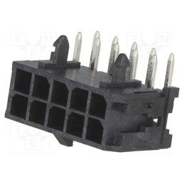 10 pcs : 430451000 - Socket, wire-board, male, Micro-Fit 3.0, 3mm, PIN: 10, THT, on PCBs