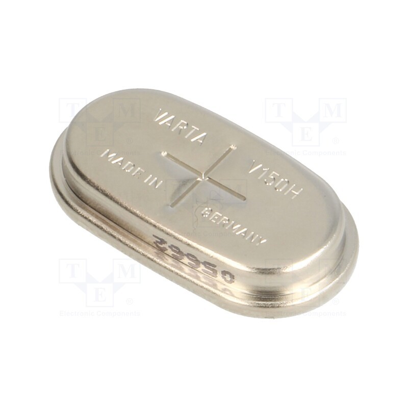 10 pcs : 55615201501 - Re-battery: Ni-MH, coin,V150H, 1.2V, 140mAh, 25.5x14x5.7mm