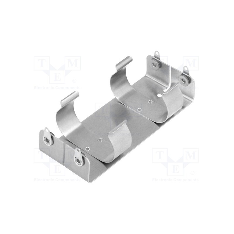 10 pcs : 196 -AS - Holder, C,R14, Batt.no: 4, screw, aluminium