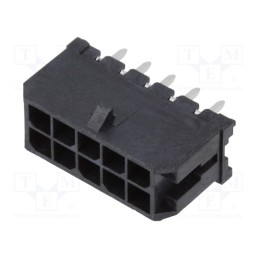 10 pcs : 430451028 - Socket, wire-board, male, Micro-Fit 3.0, 3mm, PIN: 10, Layout: 2x5