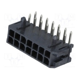 10 pcs : 430451400 - Socket, wire-board, male, Micro-Fit 3.0, 3mm, PIN: 14, THT, on PCBs