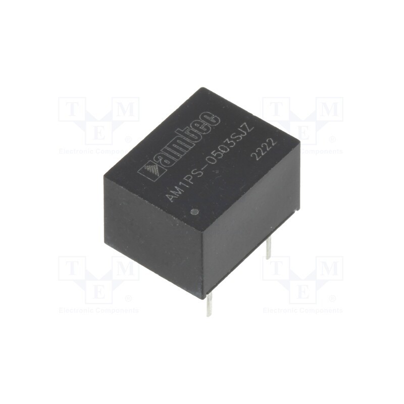 10 pcs : AM1PS-0503SJZ - Converter: DC/DC, 1W, Uin: 4.5÷5.5V, Uout: 3.3VDC, Iout: 303mA, DIP8