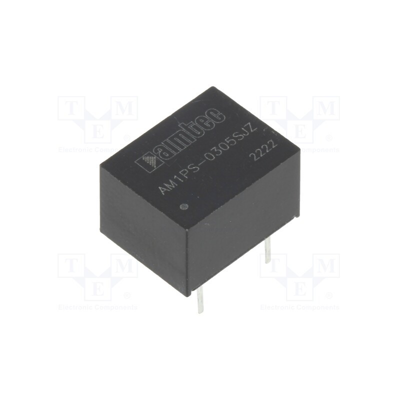 10 pcs : AM1PS-0305SJZ - Converter: DC/DC, 1W, Uin: 2.97÷3.63V, Uout: 5VDC, Iout: 200mA, DIP8
