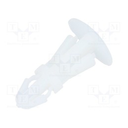 50 pcs : 8G820V40579 -AS - Assembly stud, polyamide, L: 8mm, latch/latch, Ø2: 5.4mm, Ø1: 4mm