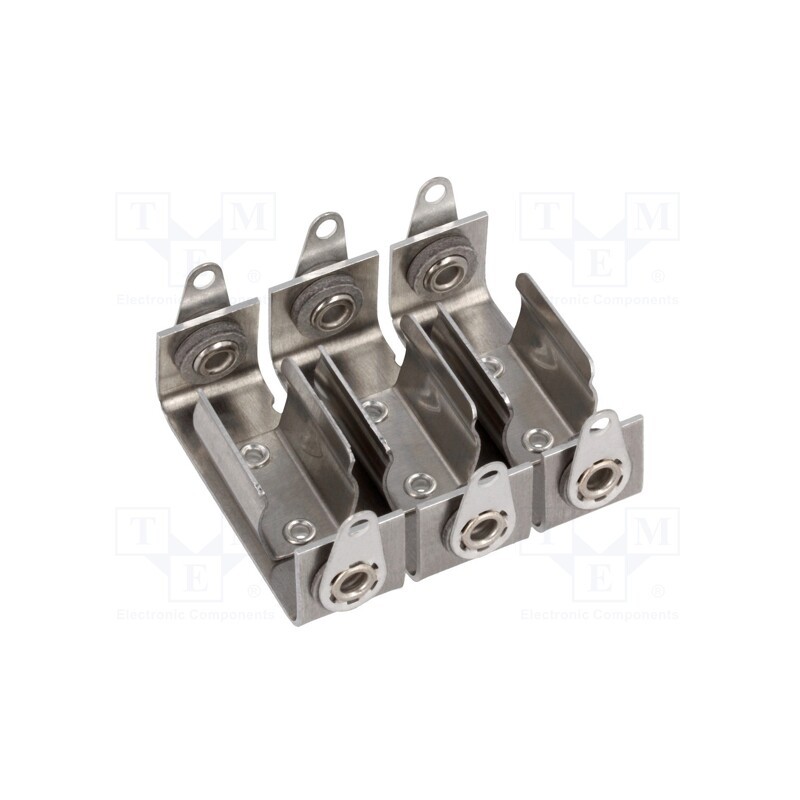 10 pcs : 156 -AS - Holder, LR1,N, Batt.no: 3, screw, aluminium