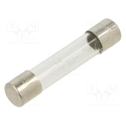 10 pcs : FSA-3A - Fuse: fuse, quick blow, 3A, 250VAC, glass, 6.3x32mm, brass, FSA, bulk