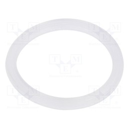 50 pcs : 107 F PG21 PE - Gasket, polyetylene, Thk: 2.2mm, Øint: 27.5mm, Øout: 34mm, PG21