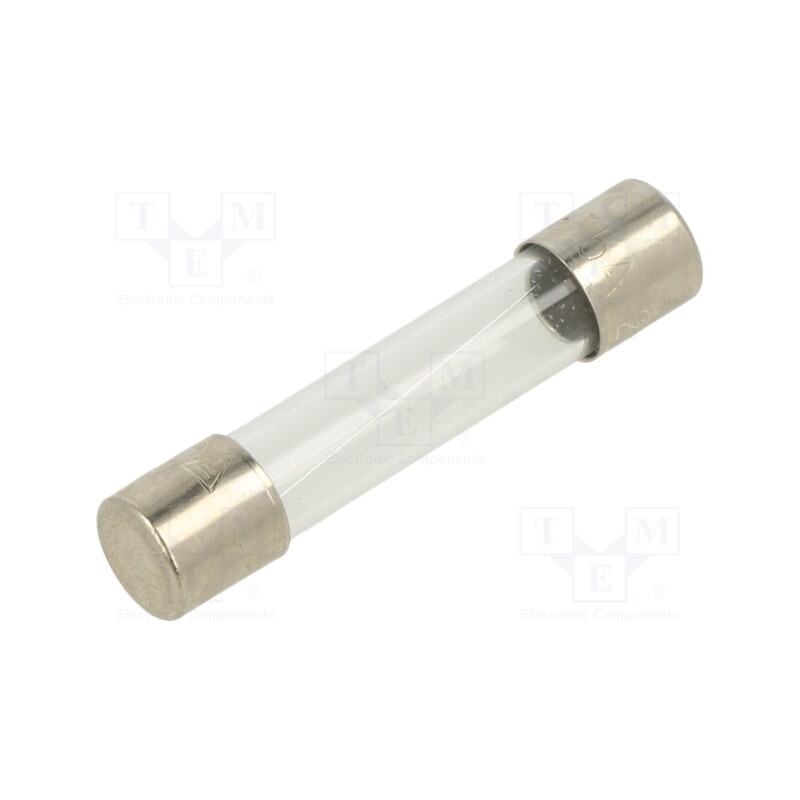 10 pcs : FSA-3.15A - Fuse: fuse, quick blow, 3.15A, 250VAC, glass, 6.3x32mm, brass, FSA