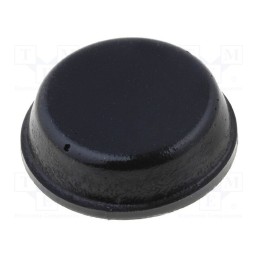 50 pcs : RBS-1BK - Self-adhesive foot, Ø: 12.7mm, H: 3.5mm
