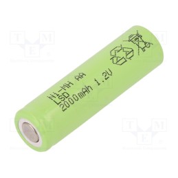 10 pcs : AA2000E - Re-battery: Ni-MH, AA, 1.2V, 2000mAh, Ø14.5x49mm