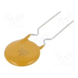 10 pcs : MF-RX090/72-0 - Fuse: PTC polymer, 900mA, Imax: 40A, PCB,THT, MF-RX/72, bulk