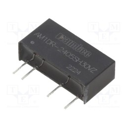 10 pcs : AM1DR-2405SH30VZ - Converter: DC/DC, 1W, Uin: 22.8÷25.2V, Uout: 5VDC, Iout: 200mA, SIP7