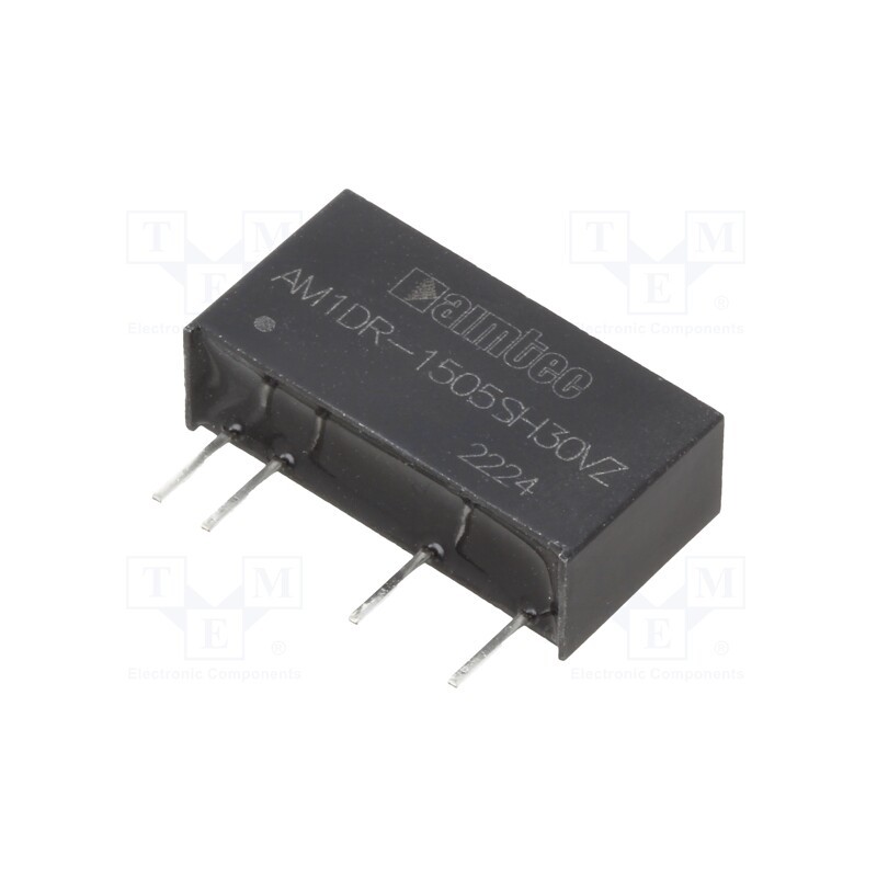 10 pcs : AM1DR-1505SH30VZ - Converter: DC/DC, 1W, Uin: 14.25÷15.75V, Uout: 5VDC, Iout: 200mA