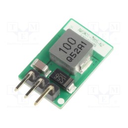 10 pcs : AMSRO1-7805-NZ - Converter: DC/DC, 1.5W, Uin: 8÷27V, Uout: -5VDC, Iout: 300mA, SIP3