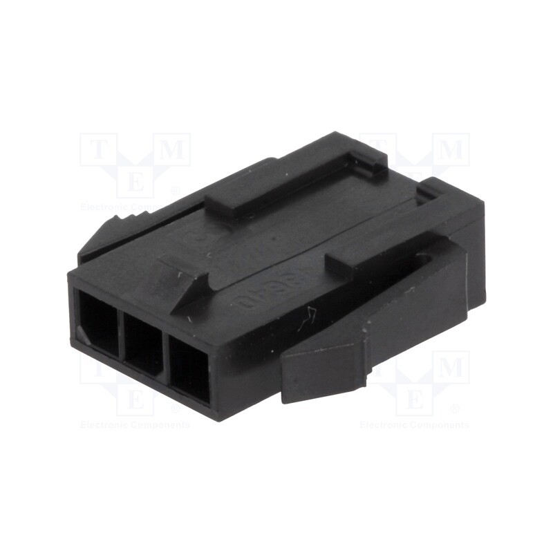 10 pcs : 436400300 - Plug, wire-wire, male, Micro-Fit 3.0, 3mm, PIN: 3, w/o contacts