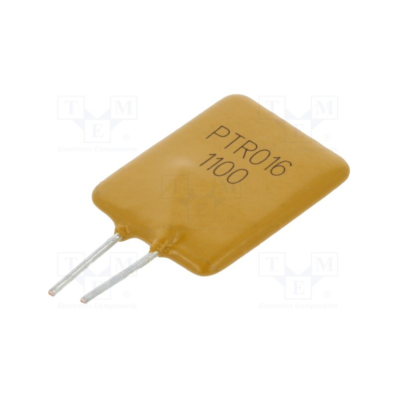 10 pcs : PTR016V1100-BK - Fuse: PTC polymer, 11A, Imax: 100A, THT, PTR016V, bag