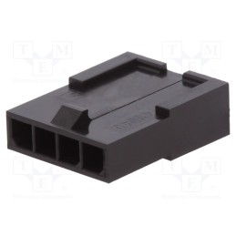 10 pcs : 436400401 - Plug, wire-wire, male, Micro-Fit 3.0, 3mm, PIN: 4, w/o contacts