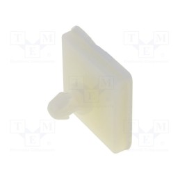 50 pcs : FIX-FSS-5 - PCB distance, polyamide, L: 5mm, self-adhesive, natural, UL94V-2