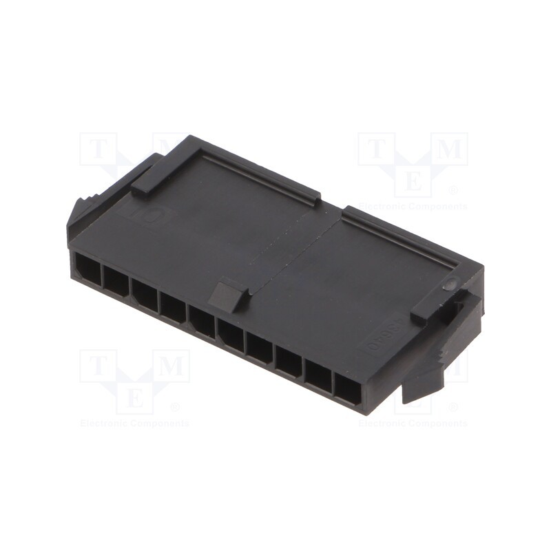 10 pcs : 436401000 - MicroFit 3.0 Inline Plug Panel Mnt 10CKT