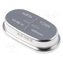 10 pcs : 55620101501 - Re-battery: Ni-MH, coin,V200H, 1.2V, 200mAh, 25.4x13.9x7.1mm