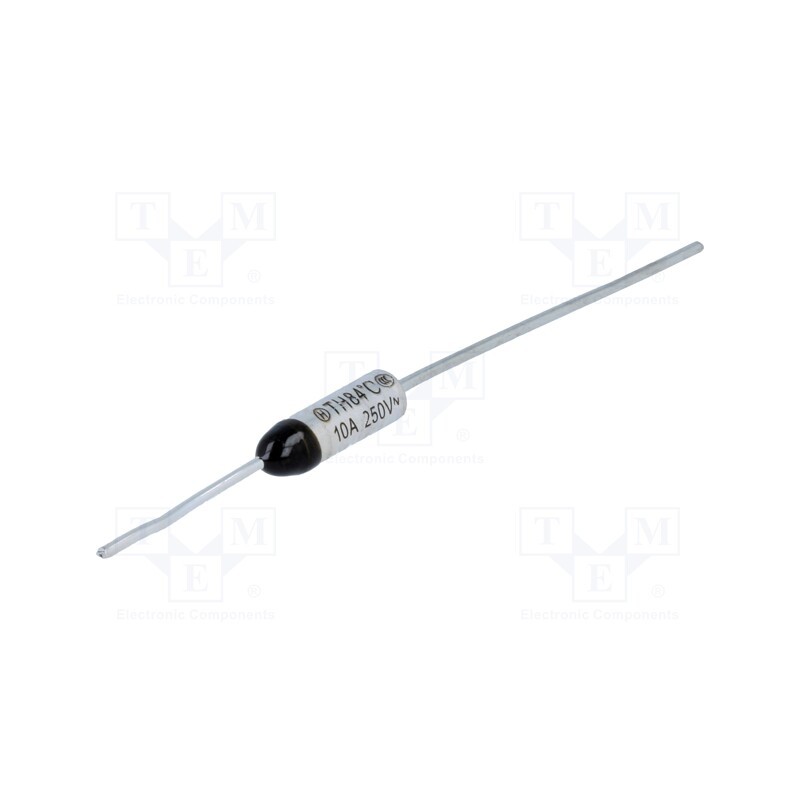 10 pcs : TZ-D-084 - Fuse: thermal, 10A, 12mm, 84°C