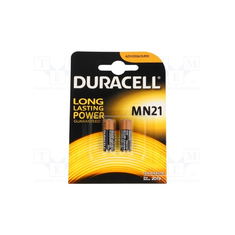 10 set : 5000394071117 - Battery: alkaline, 12V, 23A,8LR932,A23, non-rechargeable, 2pcs.