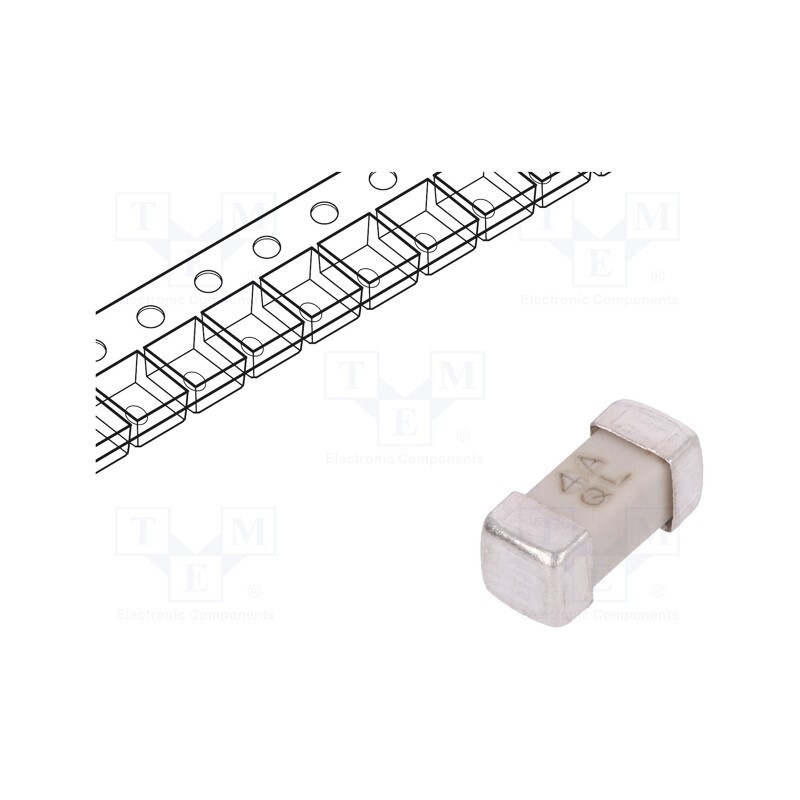 20 pcs : 0679L4000-01 - Fuse: fuse, quick blow, 4A, 125VAC, 125VDC, SMD, ceramic, 0679L, 2410