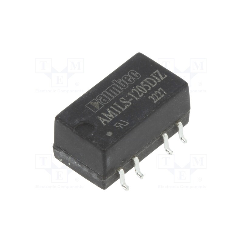 10 pcs : AM1LS-1205DJZ - Converter: DC/DC, 1W, Uin: 10.8÷13.2V, Uout: 5VDC, Uout2: -5VDC, SMD