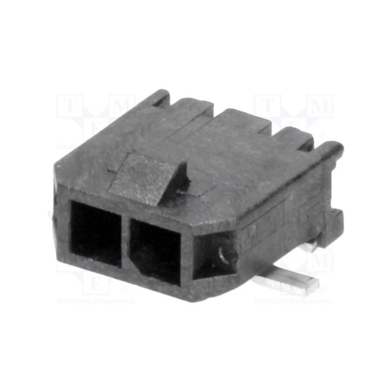10 pcs : 436500212 - Socket, wire-board, male, Micro-Fit 3.0, 3mm, PIN: 2, SMT, 5A, tinned