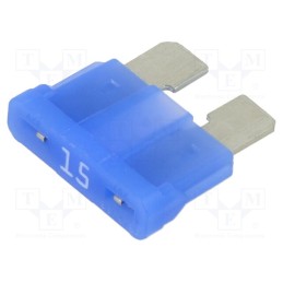 10 pcs : 0287015.L - Fuse: fuse, 15A, 32VDC, push-in, automotive, 19mm, tin alloy, ATOF