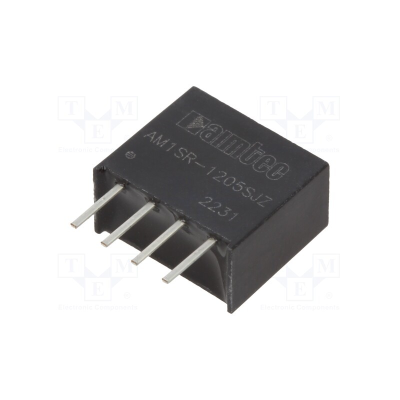 10 pcs : AM1SR-1205SJZ - Converter: DC/DC, 0.75W, Uin: 11.4÷12.6V, Uout: 5VDC, Iout: 150mA