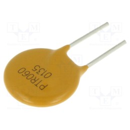10 pcs : PTR060V0135-BK - Fuse: PTC polymer, 1.35A, Imax: 40A, THT, PTR060V, bag
