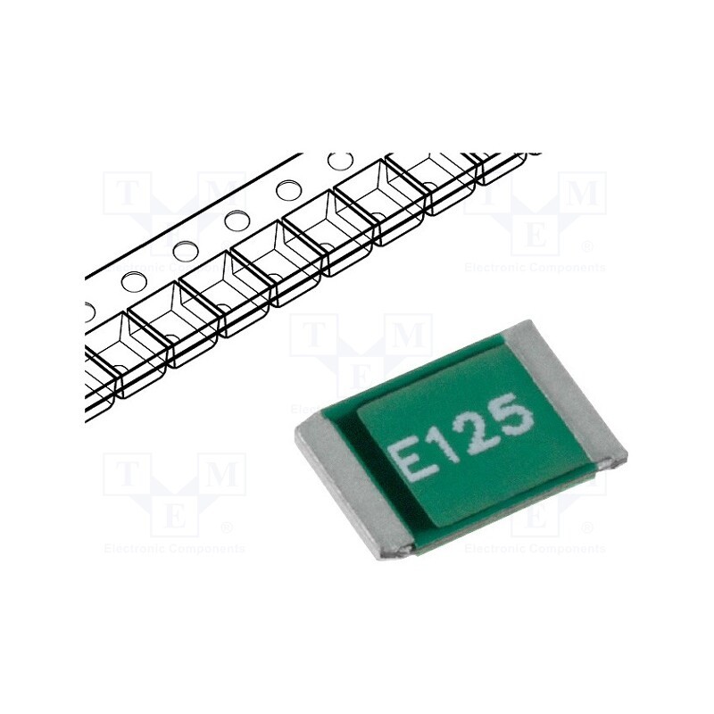 50 pcs : SD125-06 - Fuse: PTC polymer, 1.25A, 1812