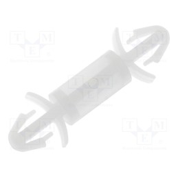 100 pcs : FIX-LCF-9 - PCB distance, polyamide, L: 9.5mm, latch/latch, natural, UL94V-2
