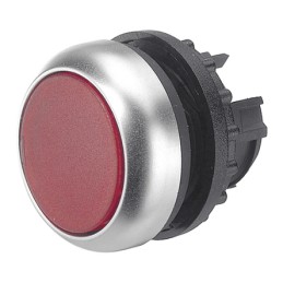 1 pcs - Eaton M22 Series Red Illuminated Momentary Push Button Head, 22mm Cutout, IP67