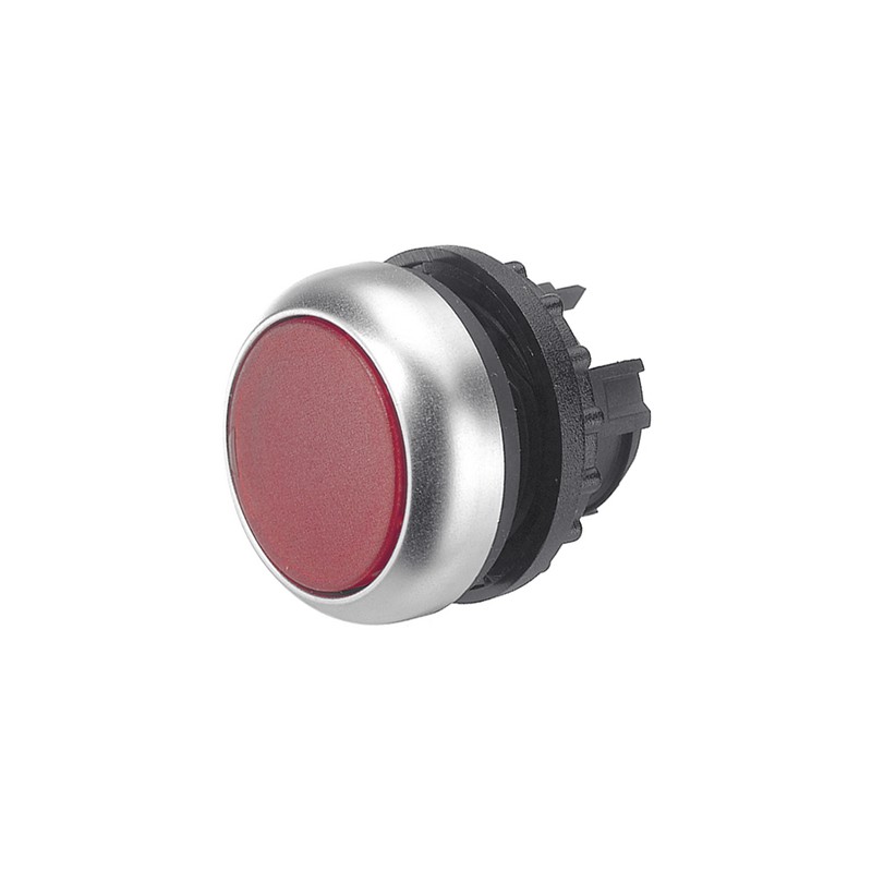 1 pcs - Eaton M22 Series Red Illuminated Momentary Push Button Head, 22mm Cutout, IP67
