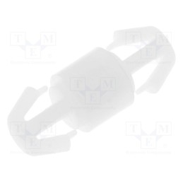 100 pcs : FIX-LCC-4 - PCB distance, polyamide, L: 4mm, latch/latch, natural, UL94V-2