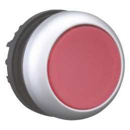 1 pcs - Eaton M22 Series Red Illuminated Momentary Push Button Head, 22mm Cutout, IP67