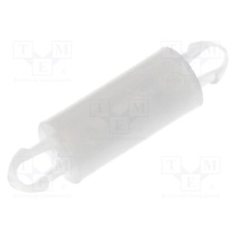 100 pcs : FIX-MADA-10 - PCB distance, polyamide, L: 10mm, latch/latch, natural, UL94V-2
