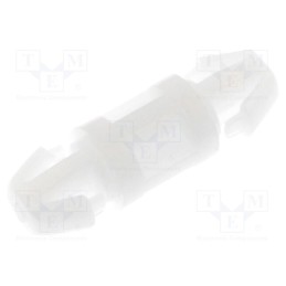 100 pcs : FIX-LCC-6S - PCB distance, polyamide, L: 6mm, latch/latch, natural, UL94V-2