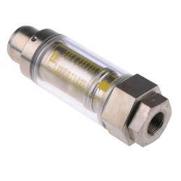 1 pcs - Parker UCC Flowline Series Variable Area Flow Meter for Liquid, 5 L/min Min, 55 L/min Max